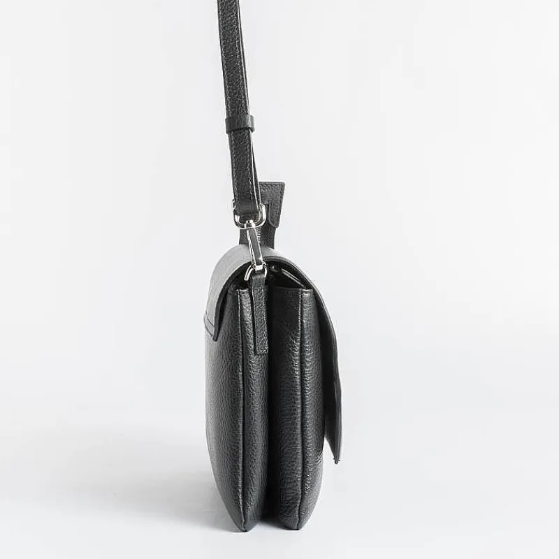 Gianni Chiarini Firenze - Bs 4364 Three - Borsa A Tracolla - Nero<Collezione Borse Donna Borse A Tracolla