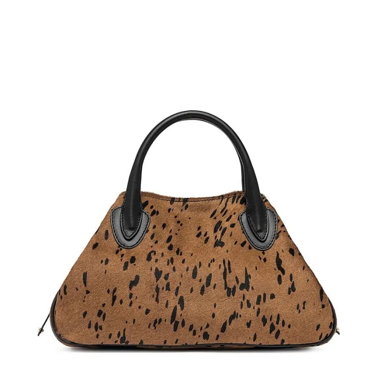 Gianni Chiarini Firenze - Bs 10119 - Borsa Judy - Spot Cognac Nero<Collezione Borse Donna Borse A Mano