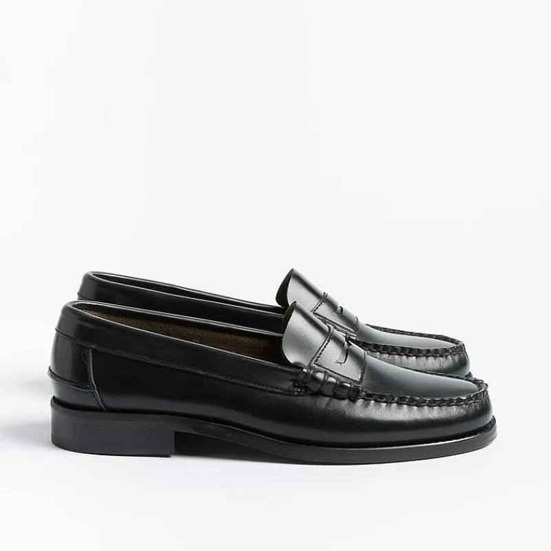 GIL'S - Mocassino 740 - Pelle Nero<Collezione Scarpe Donna Mocassini