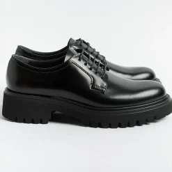 GUGLIELMO ROTTA - Allacciata - Windy Indio - Nero<Collezione Scarpe Donna Allacciate