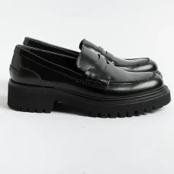 GUGLIELMO ROTTA - Mocassino - Wick Indio - Nero<Collezione Scarpe Donna Mocassini