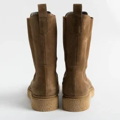 GUGLIELMO ROTTA - Stivaletto - Keith - Velour Nocciola<Collezione Scarpe Donna Stivaletti