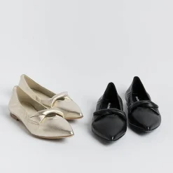 HALMANERA - Ballerina - Livia - Platino<Collezione Scarpe Donna Ballerine