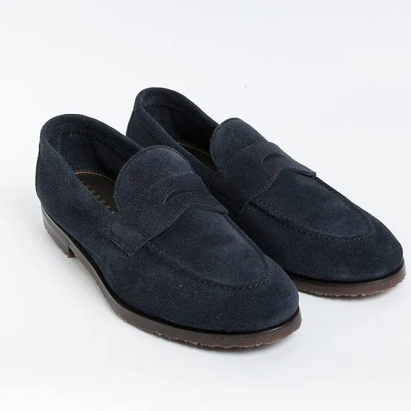 HENDERSON - Mocassino 70416 - Blu<Collezione Scarpe Uomo Mocassini