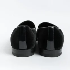 HENDERSON - Mocassino - Casino' - Velluto Nero<Collezione Scarpe Uomo Mocassini