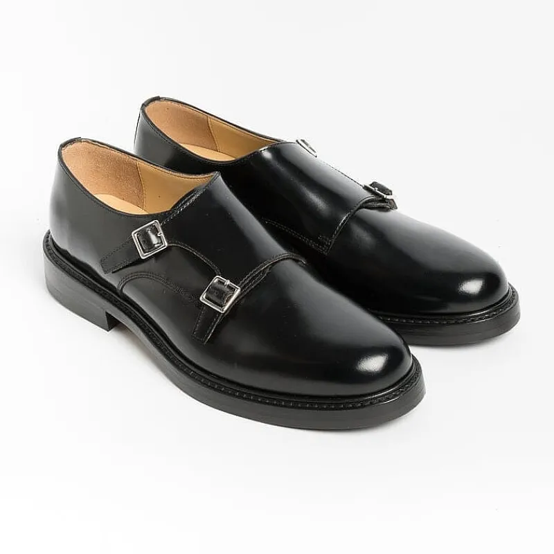 HENDERSON - Collezione Donna Henderson - Mocassino Doppia Fibbia - Caren - Nero<Collezione Scarpe Donna Mocassini