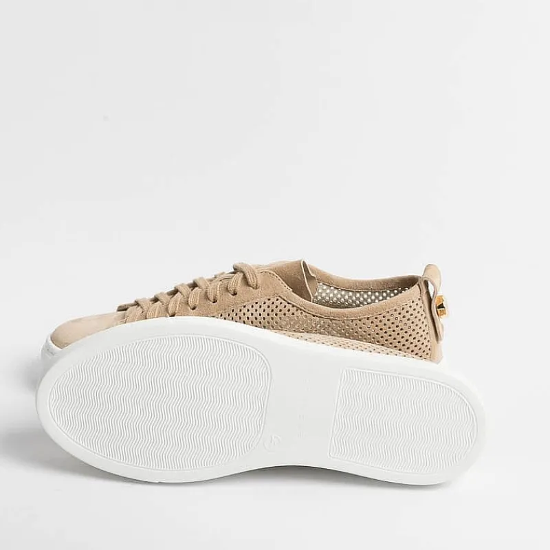HENDERSON - Collezione Donna Henderson - Sneakers - Aria - Suede Beige<Collezione Scarpe Donna Sneakers