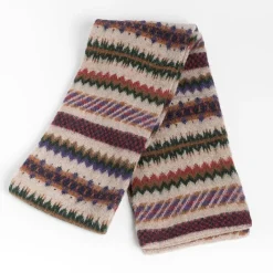 HOWLING - Sciarpa Unisex - Wonder Mushroom - Multicolore Beige, Viola, Verde, Marrone<Collezione Accessori Donna Sciarpe