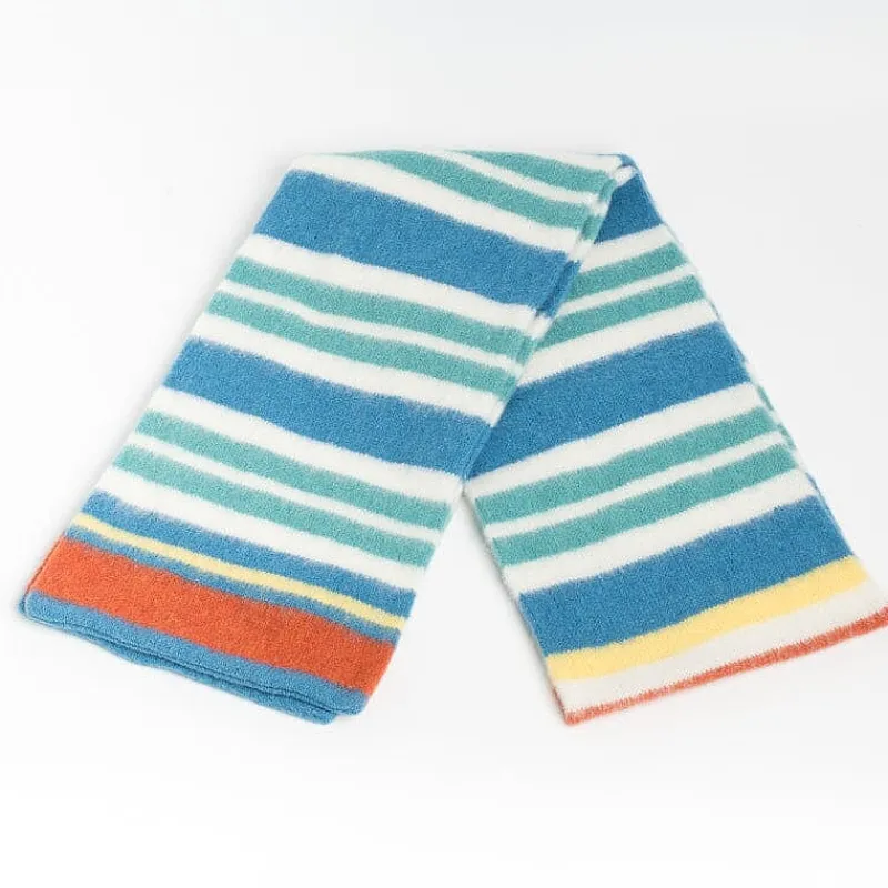 HOWLING - Sciarpa Unisex - Splash - Multicolore Blu, Arancione, Giallo, Verde<Collezione Accessori Donna Sciarpe