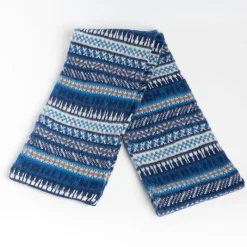 HOWLING - Sciarpa Unisex - Neptune - Multicolore Blu, Bianco, Azzurro<Collezione Accessori Uomo Sciarpe