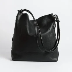 Il Bisonte - Bsh182 - Borsa A Spalla - Nero<Collezione Borse Donna Borse A Spalla