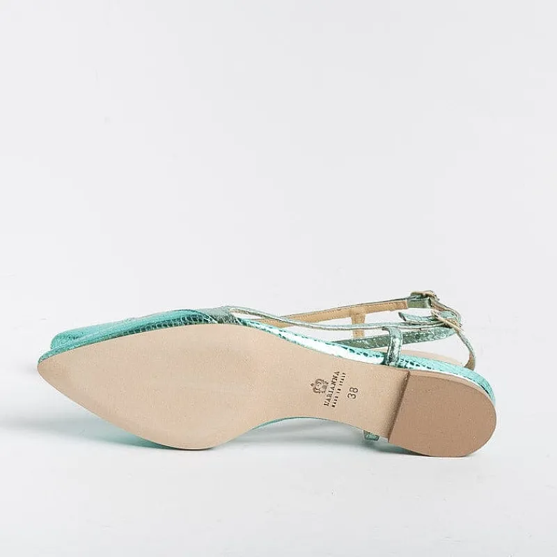 L'Arianna L' Arianna - Sling Back - Ch2006 - Serpente Laminato Saila<Collezione Scarpe Donna Cerimonia - Scarpe E Pochette