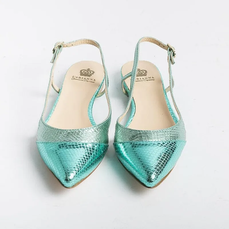 L'Arianna L' Arianna - Sling Back - Ch2006 - Serpente Laminato Saila<Collezione Scarpe Donna Sling Back