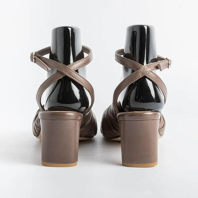 LORENA PAGGI - Sandali Con Tacco 11554 - Cipolla<Collezione Scarpe Donna Sandali Con Tacco