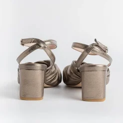 LORENA PAGGI - Sandali Con Tacco 11554 - Metal Butter<Collezione Scarpe Donna Sandali Con Tacco
