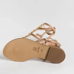 MAKIS KOTRIS - Sandali Bassi Infradito K770 - Naturale<Collezione Scarpe Donna Sandali Bassi