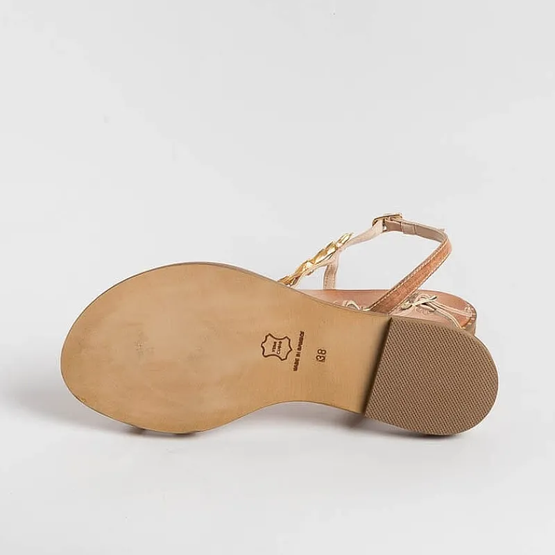 MAKIS KOTRIS - Sandali Bassi Infradito K870 - Naturale<Collezione Scarpe Donna Infradito
