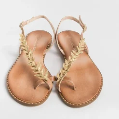 MAKIS KOTRIS - Sandali Bassi Infradito K870 - Naturale<Collezione Scarpe Donna Infradito