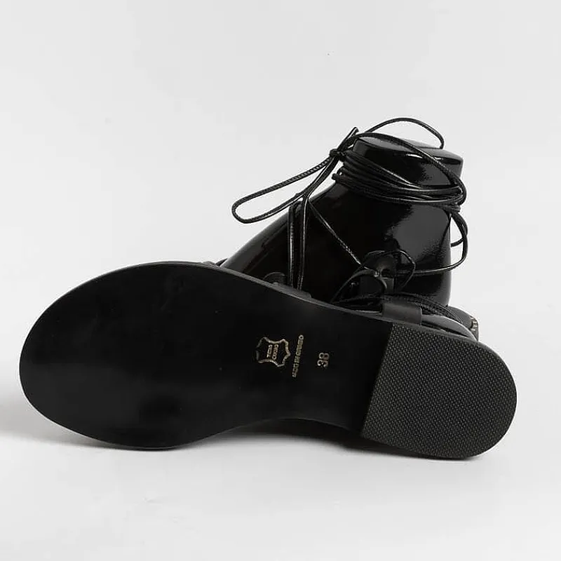 MAKIS KOTRIS - Sandali Bassi Infradito 04-306 - Nero<Collezione Scarpe Donna Sandali Bassi