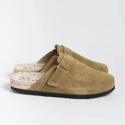 MANEBI - Clog- Sleepers - Kaki<Collezione Scarpe Donna Sabot E Sleepers