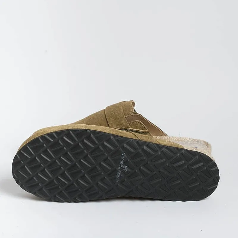 MANEBI - Clog- Sleepers - Kaki<Collezione Scarpe Donna Sabot E Sleepers