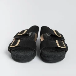 MANEBI - Sandali Bassi - Nordic Sandals - Nero<Collezione Scarpe Donna Sandali Bassi
