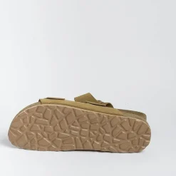 MANEBI - Sandali Bassi - Traveller Sandals - Kaki<Collezione Scarpe Donna Sandali Bassi
