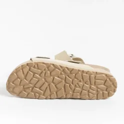 MANEBI - Sandali Bassi - Traveller Sandals - Beige<Collezione Scarpe Donna Sandali Bassi