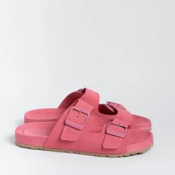 MANEBI - Sandali Bassi - Traveller Sandals - Pink<Collezione Scarpe Donna Sandali Bassi