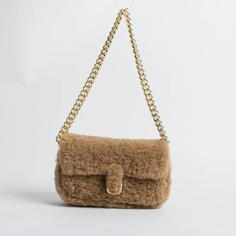 Marc Jacobs - H02 - Mini Bag Borsa A Tracolla - Teddy Camel<Collezione Borse Donna Borse A Tracolla