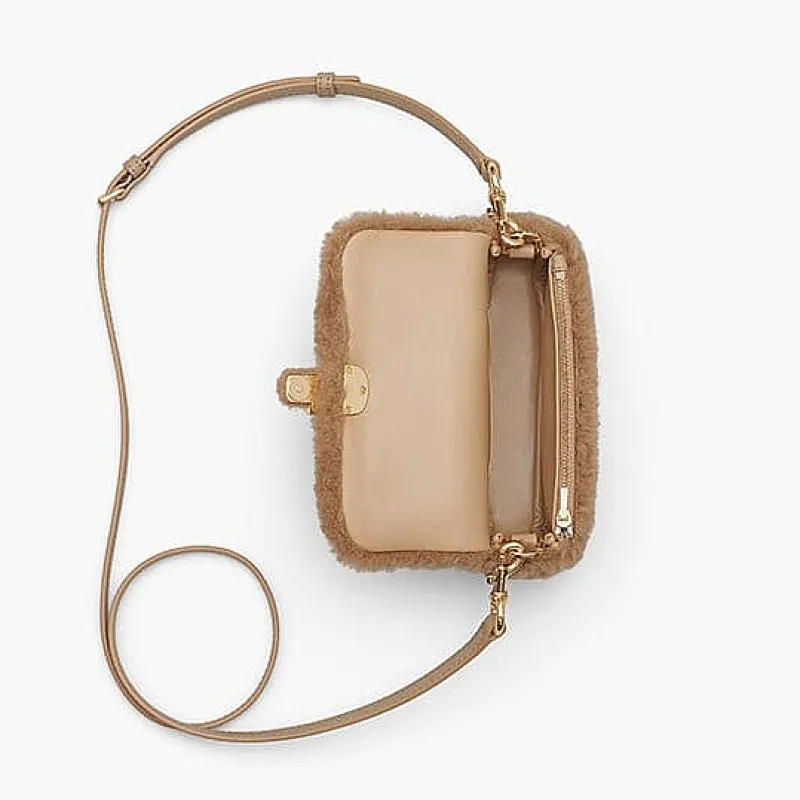 Marc Jacobs - H02 - Mini Bag Borsa A Tracolla - Teddy Camel<Collezione Borse Donna Borse A Tracolla