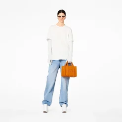 Marc Jacobs - H004L01Pf21_841 - The Leather Smalltote Bag - Scorched Orange<Collezione Borse Donna Borse A Mano