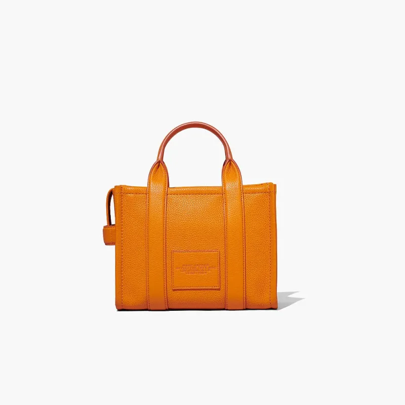 Marc Jacobs - H004L01Pf21_841 - The Leather Smalltote Bag - Scorched Orange<Collezione Borse Donna Borse A Mano