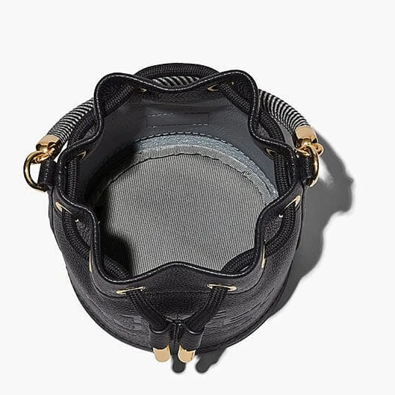 Marc Jacobs - 2S3Hcr058H03 - Secchiello Micro - Nero<Collezione Borse Donna Borse A Mano