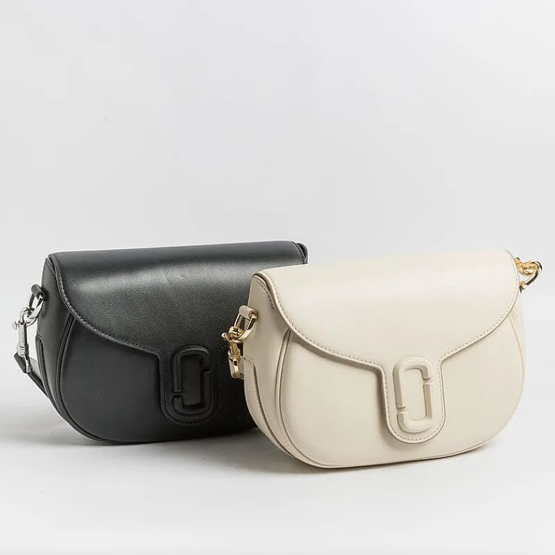 Marc Jacobs - The J Marc Saddle Bag - Black<Collezione Borse Donna Borse A Tracolla
