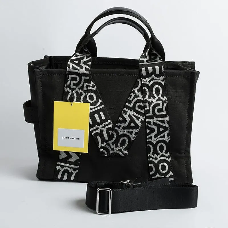 Marc Jacobs - The Medium Tote Bag - 07H02 - Black White<Collezione Borse Donna Borse A Mano