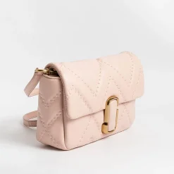 Marc Jacobs - The Quilted Leather J - Borsa A Spalla - Rosa<Collezione Borse Donna Borse A Tracolla