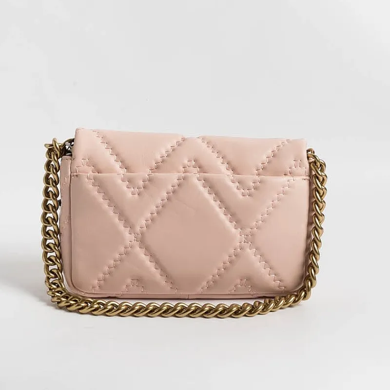 Marc Jacobs - The Quilted Leather J - Borsa A Spalla - Rosa<Collezione Borse Donna Borse A Tracolla