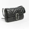 Marc Jacobs - The Quilted Leather J - Borsa A Spalla - Nero<Collezione Borse Donna Borse A Tracolla