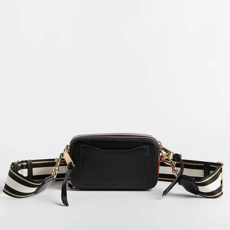 Marc Jacobs - The Snapshot M0012007 - Nero/ Rosso<Collezione Borse Donna Mini Bags