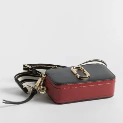Marc Jacobs - The Snapshot M0012007 - Nero/ Rosso<Collezione Borse Donna Borse A Tracolla