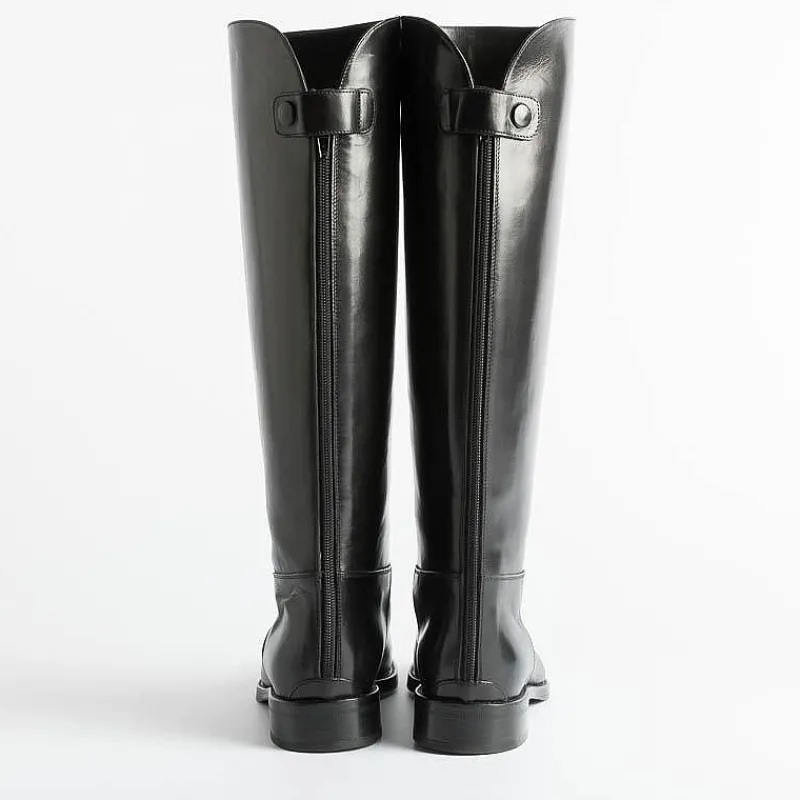 Maretto - Stivali Alla Cavallerizza Con Zip - 9632 - Nero<Collezione Scarpe Donna Stivali