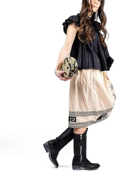 MEXICANA - Collezione Donna Mexicana - Stivale Texano - L340 - Vesuvio Nero<Collezione Scarpe Donna Texani