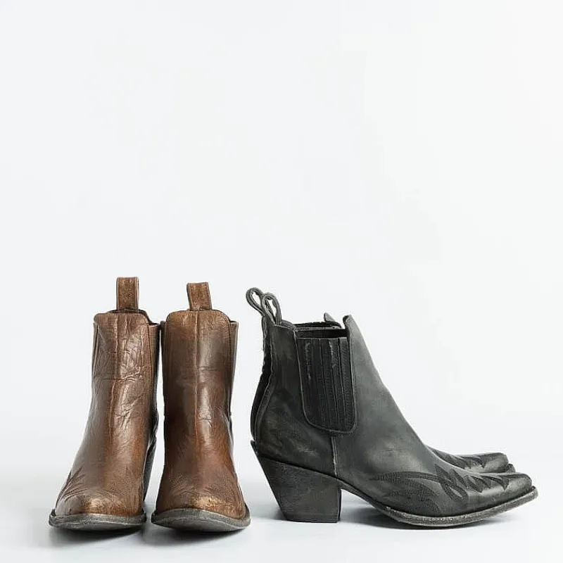 MEXICANA - Collezione Donna Mexicana - Texano - Bl2497 - Vesuvio Cuoio<Collezione Scarpe Donna Texani