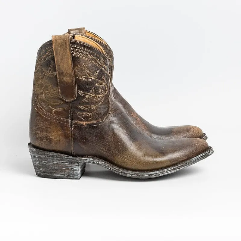 MEXICANA - Collezione Donna Mexicana - Texano - L644 - Ochre Cuoio<Collezione Scarpe Donna Texani
