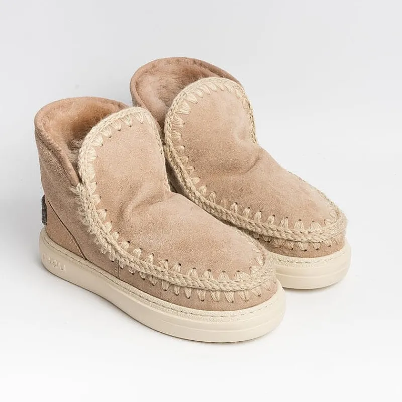 Mou - Stivaletto - 411001A - Camoscio - Beige<Collezione Scarpe Donna Stivaletti