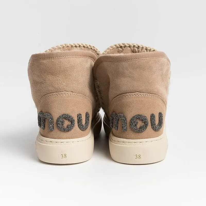 Mou - Stivaletto - 411001A - Camoscio - Beige<Collezione Scarpe Donna Stivaletti