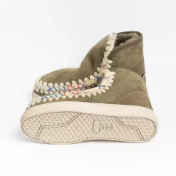 Mou - Stivaletto - 111057A - Moo - Camoscio - Green<Collezione Scarpe Donna Stivaletti