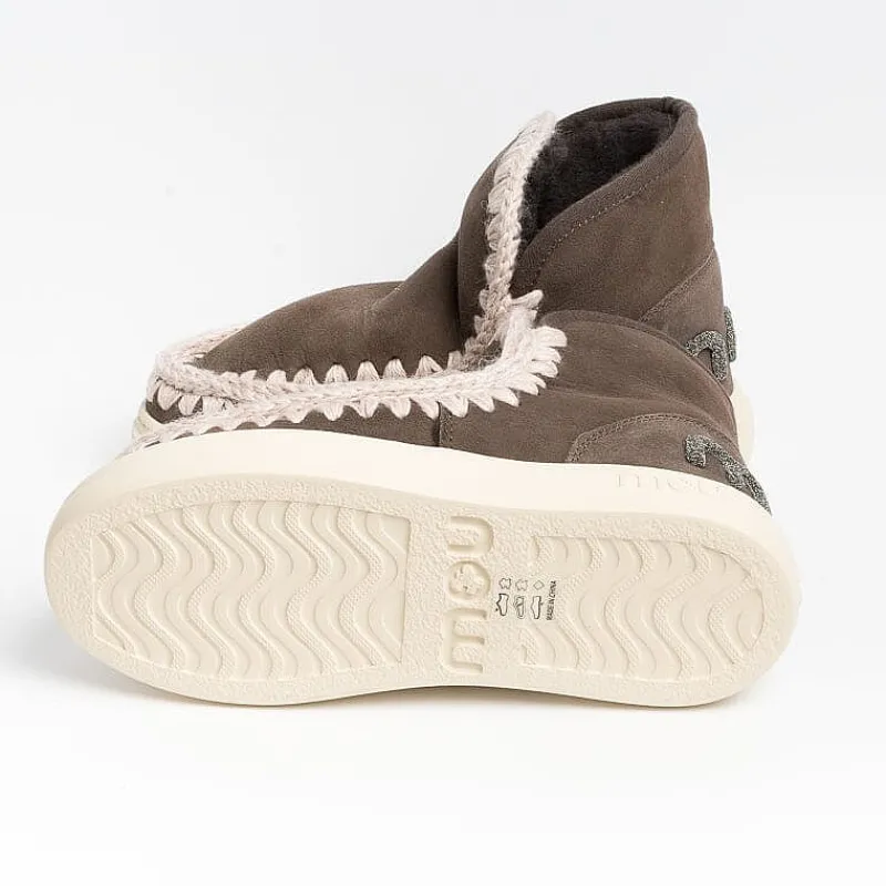 Mou - Stivaletto- 411001A - Camoscio - Mocha<Collezione Scarpe Donna Stivaletti