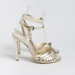 NCUB - Sandali Con Tacco - Sole 19 - Laminato Platino<Collezione Scarpe Donna Sandali Con Tacco